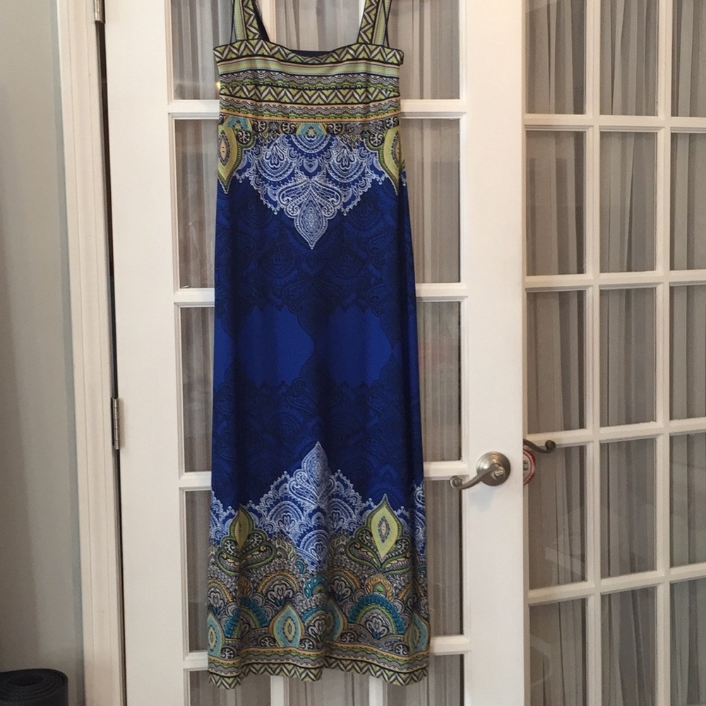 Boho tropical maxi dress
